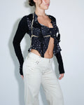 Marithé + François Girbaud skull print blouse