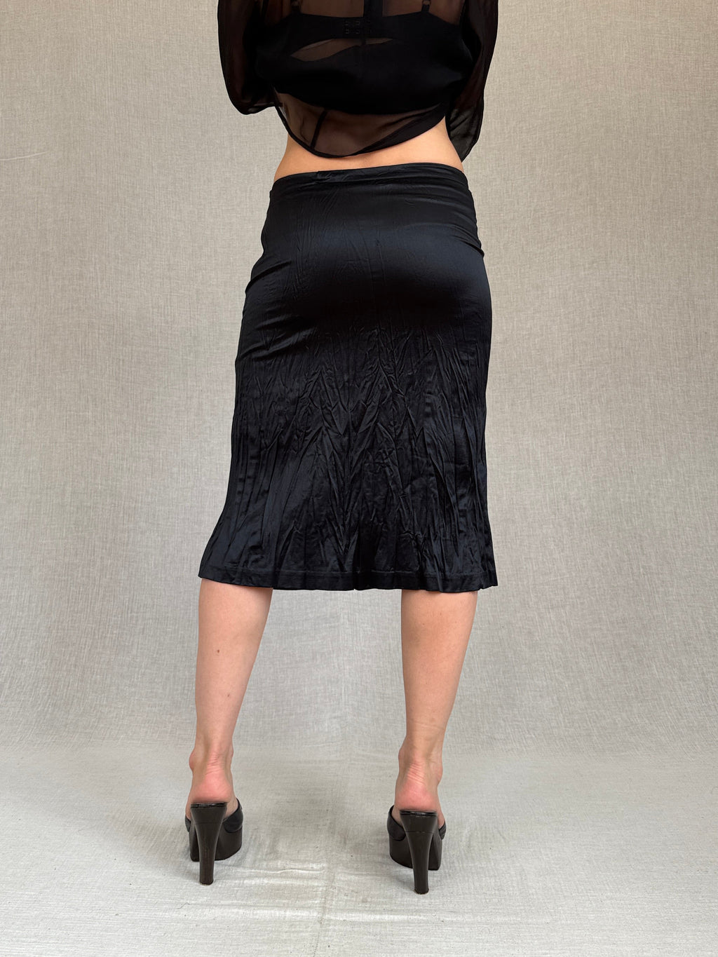 Roberto Cavalli silk blend skirt