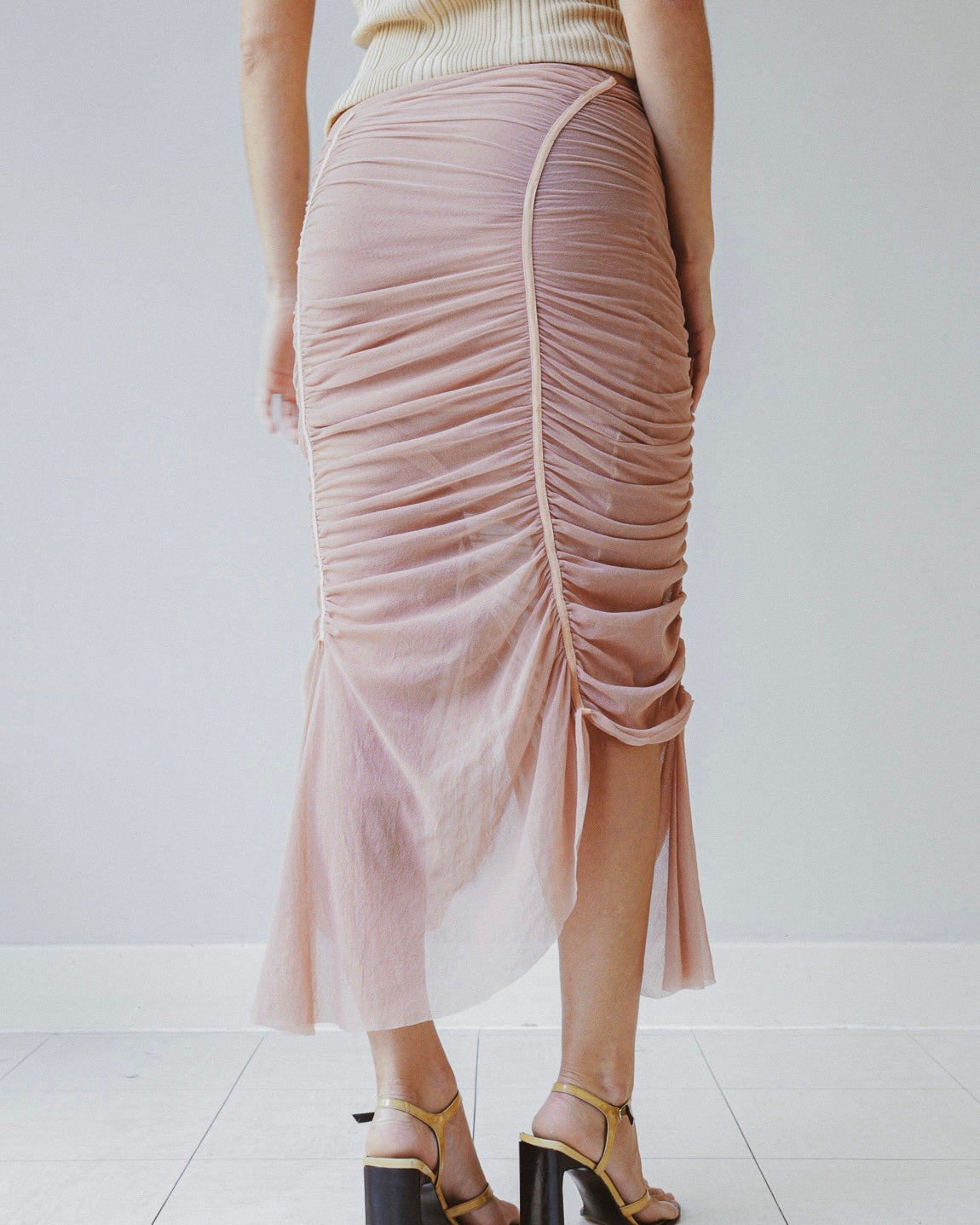 Plein Sud S/S 2003 mesh skirt