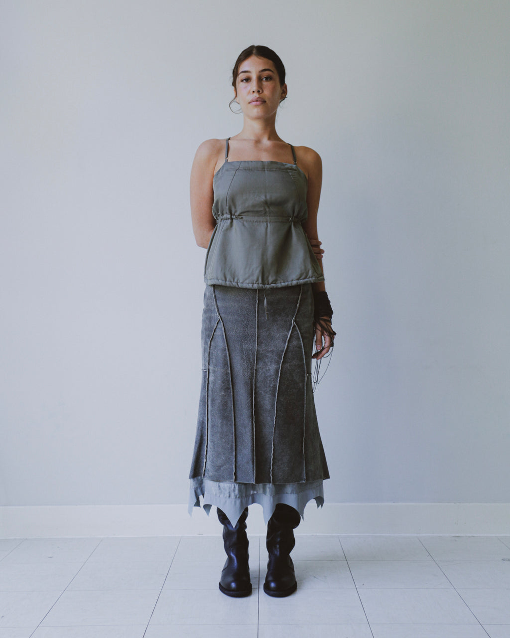 Marithé + François Girbaud S/S 2001 sample skirt