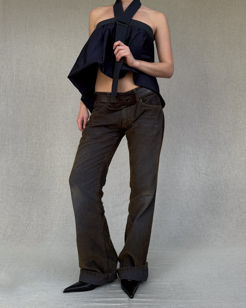 Dries Van Noten silk halter top