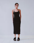 Plein Sud mesh halter dress
