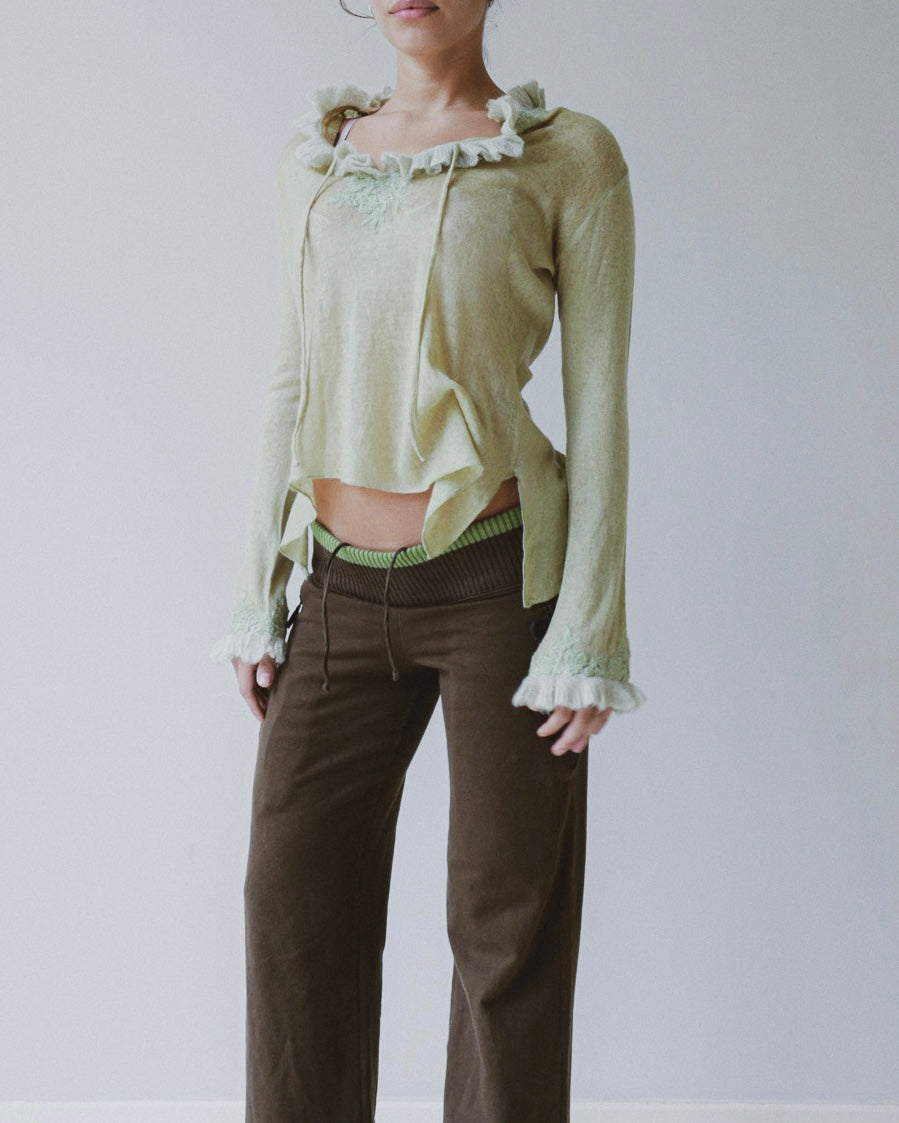 Ermanno Scervino cashmere + silk top