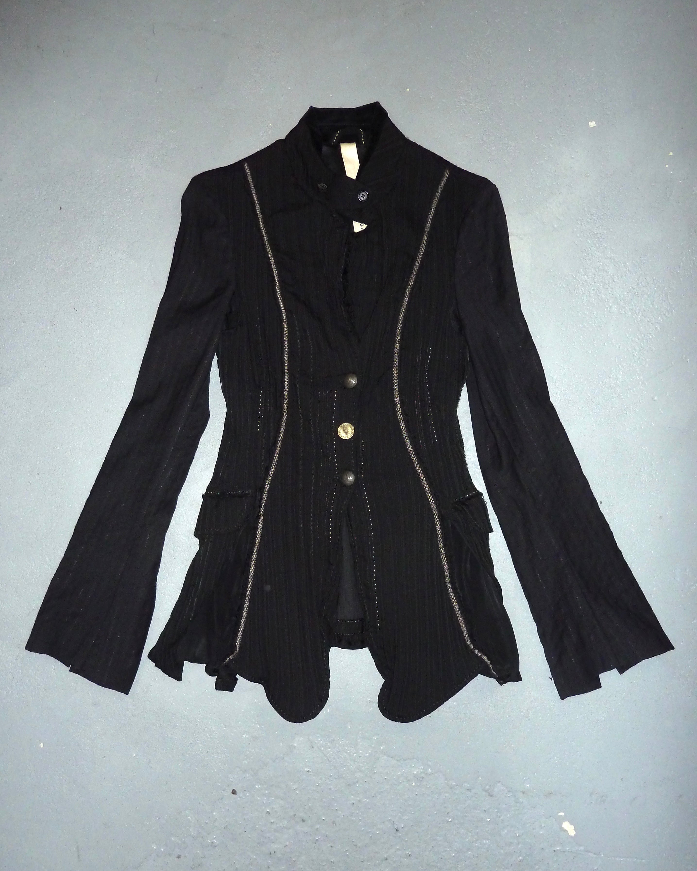 Marithé + François Girbaud pleated jacket