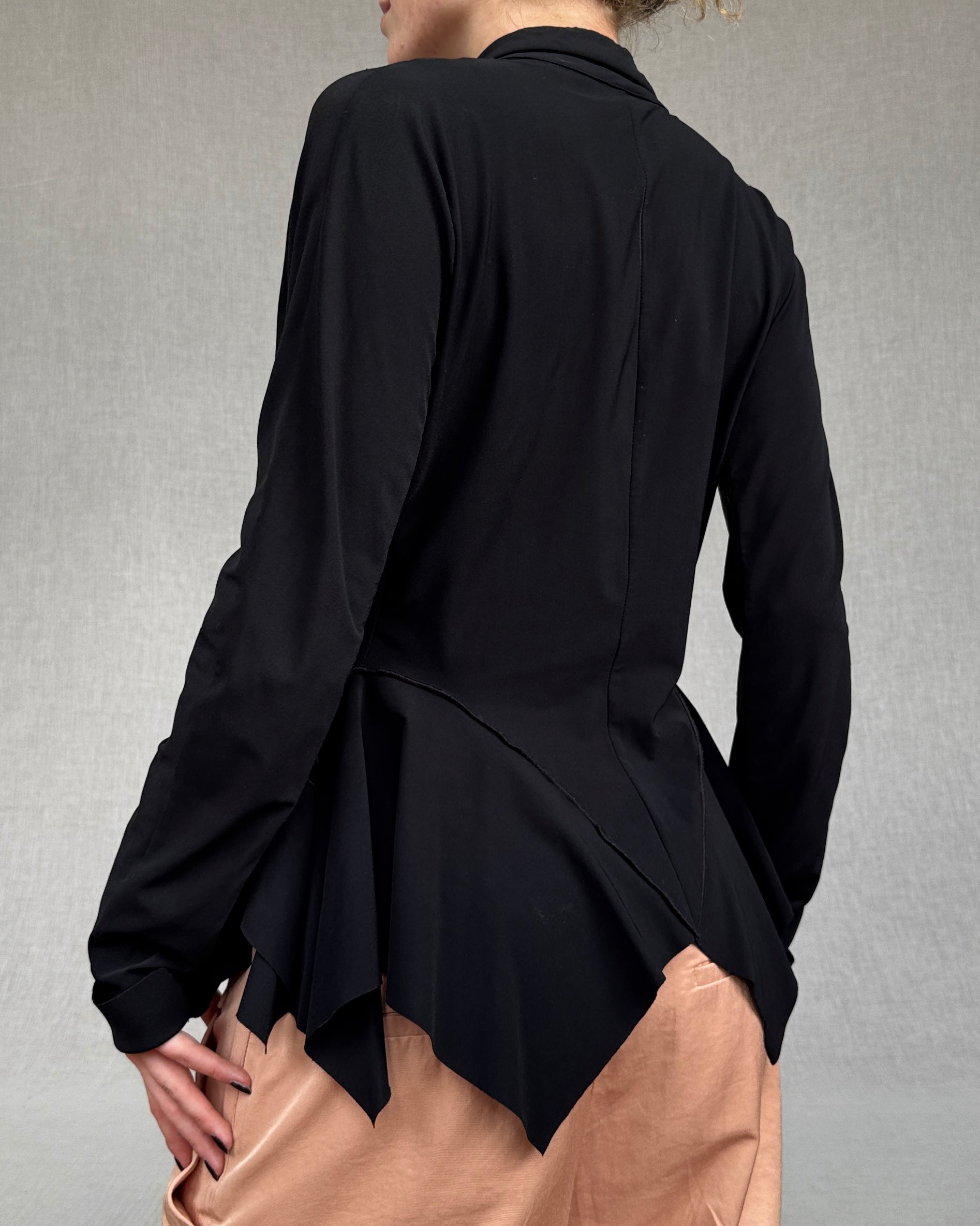 Marithé + François Girbaud peplum blouse