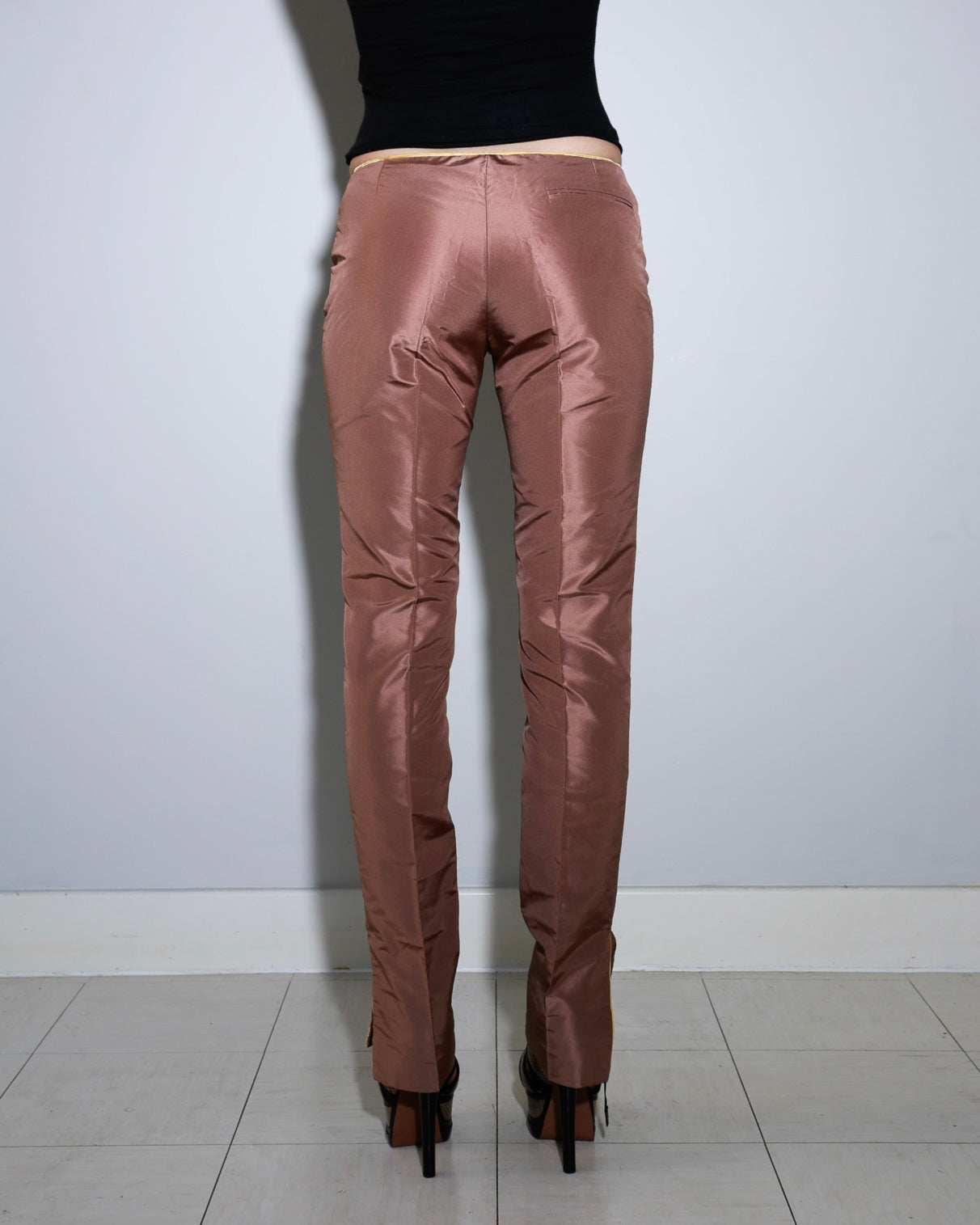 Gucci 2004 by Tom Ford silk taffeta trousers
