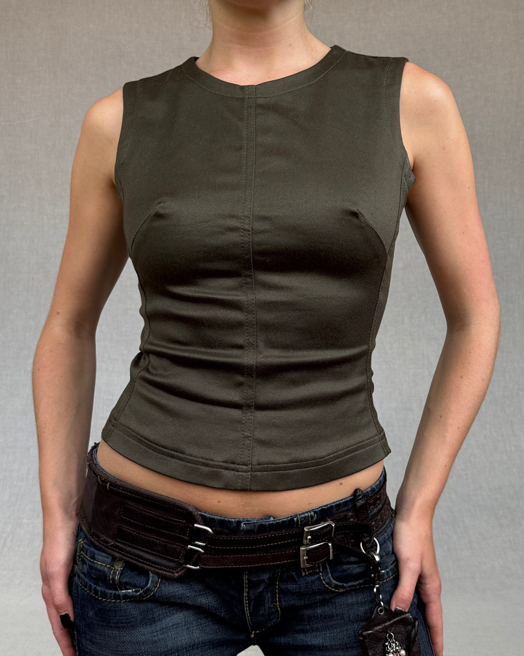Plein Sud Jeans structured vest