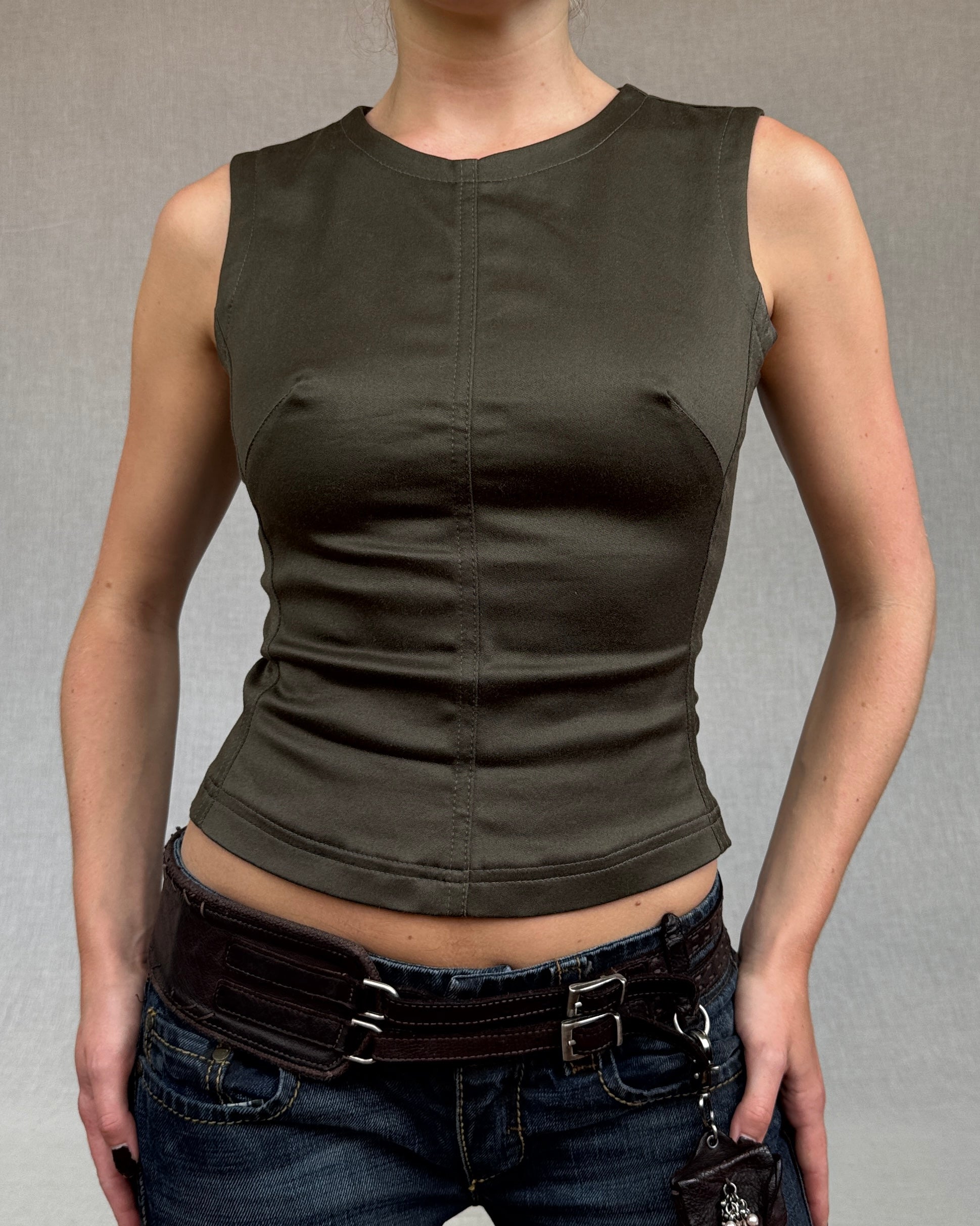 Plein Sud Jeans structured vest