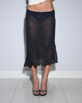 Sarah Pacini sheer knit skirt