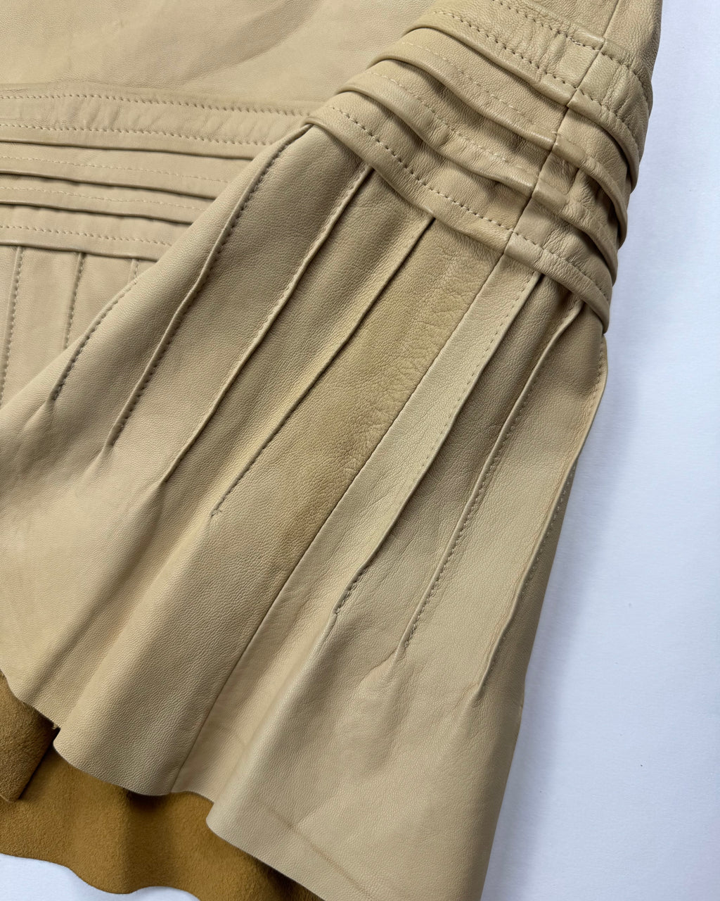 Moschino leather skirt