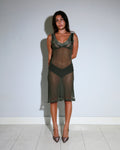 Patrizia Pepe sheer knit dress