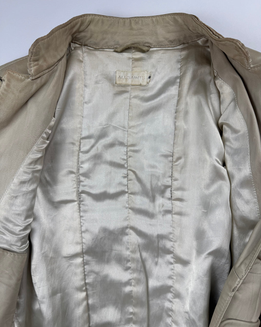 Allsaints military leather jacket