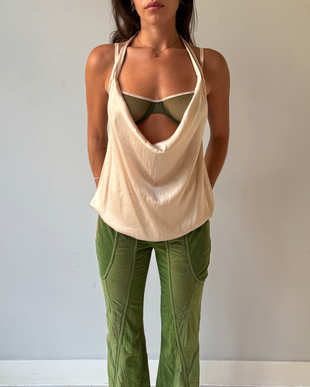 Nolita panelled trousers