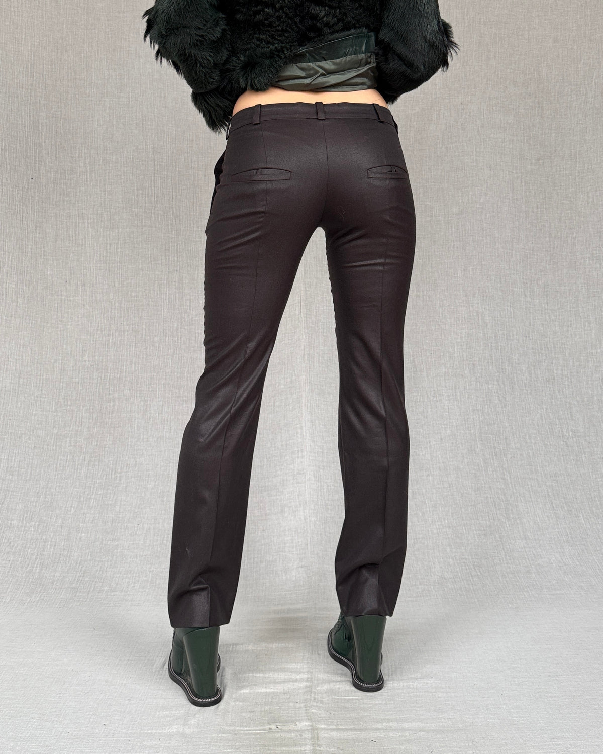 Chloé coated trousers 2007
