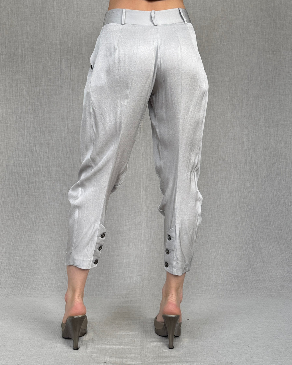 McQueen silk trousers 2008