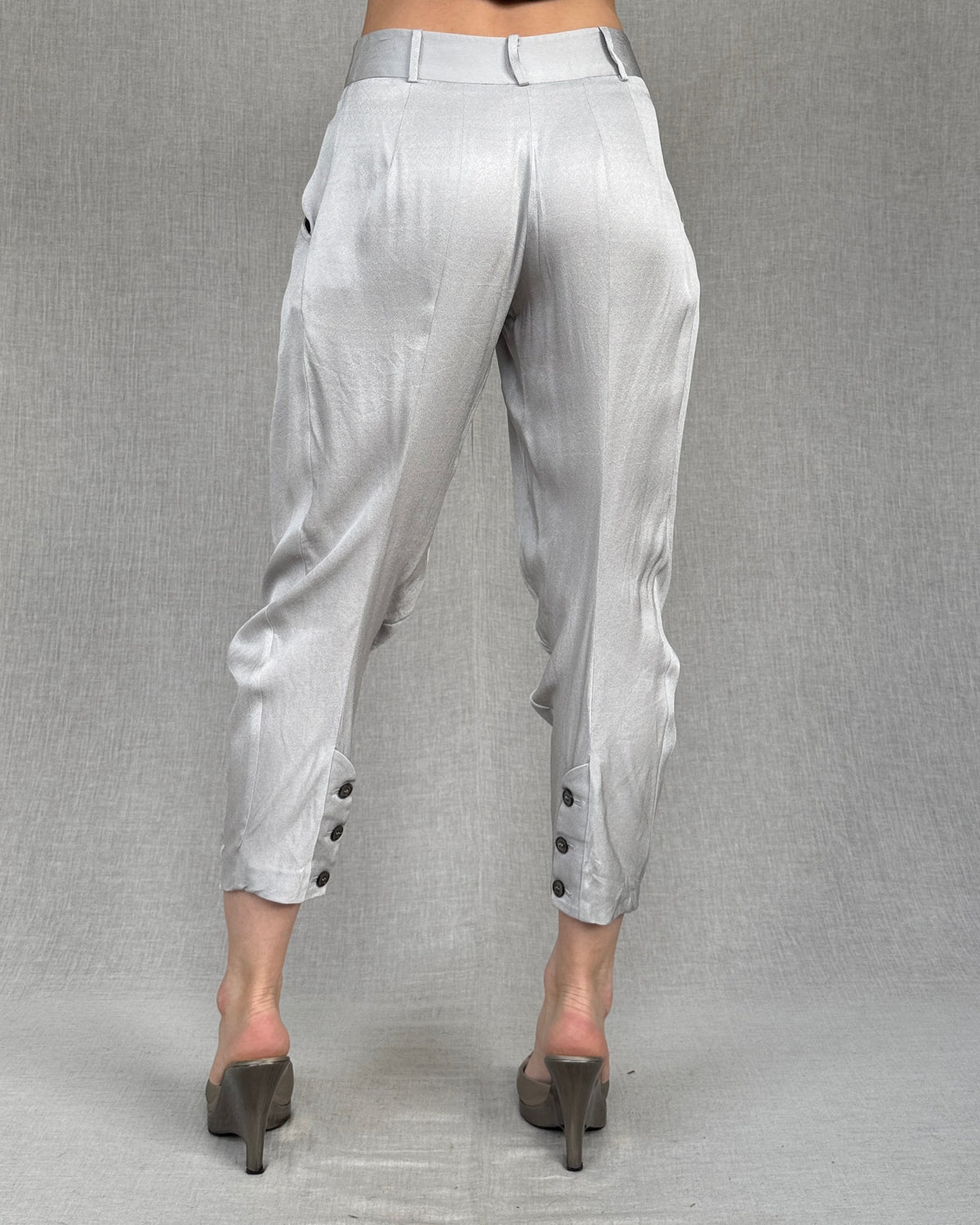 McQueen silk trousers 2008