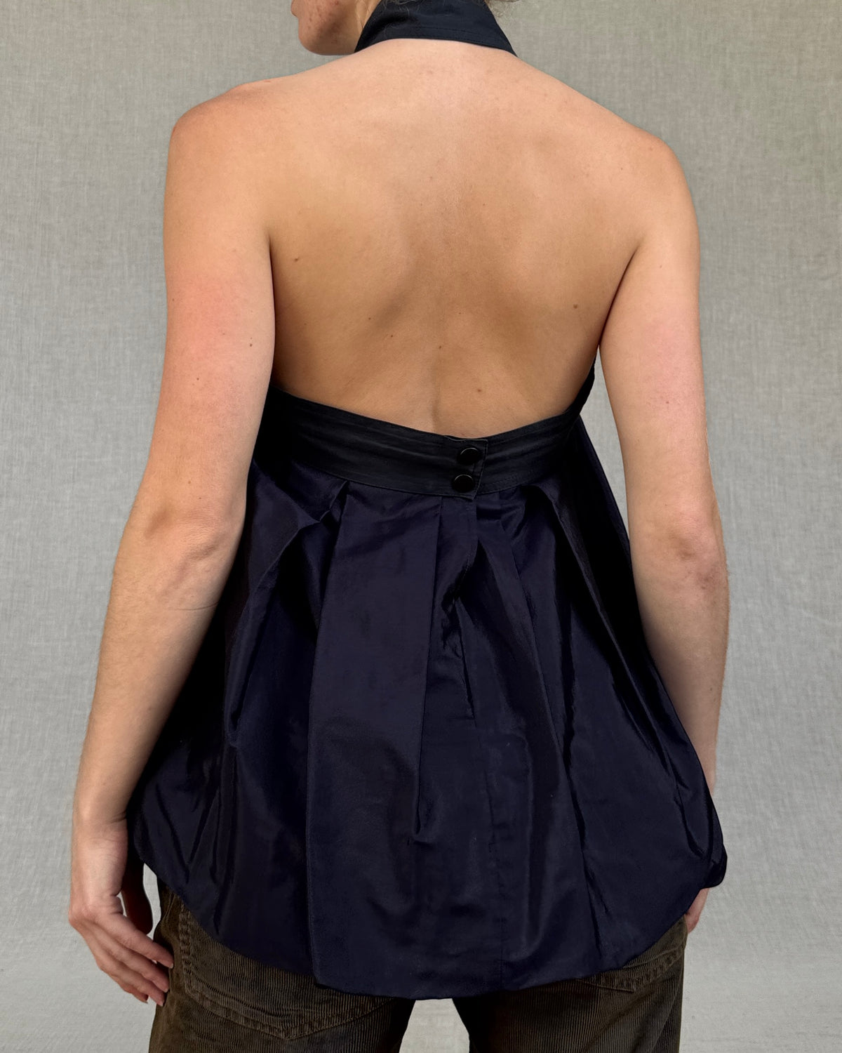 Dries Van Noten silk halter top