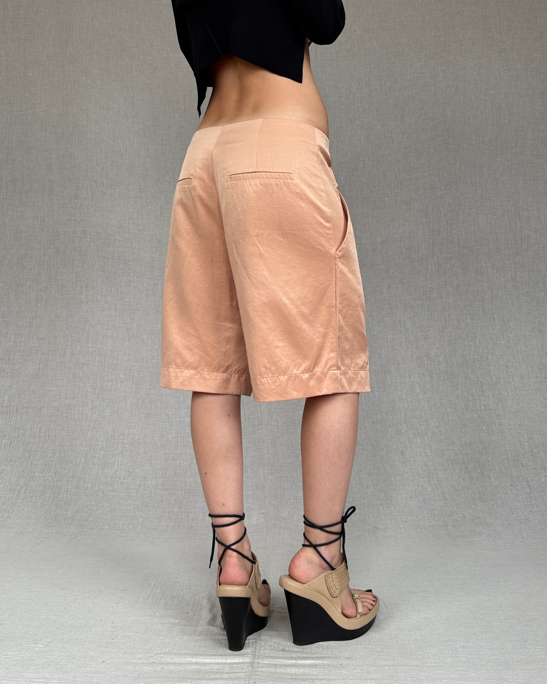Cop Copine peach bermuda shorts