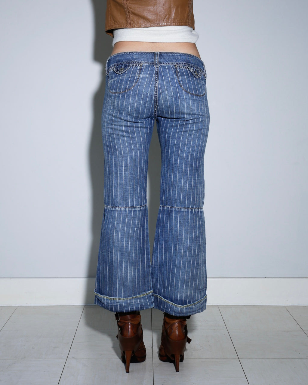 Marithé + François Girbaud cropped jeans