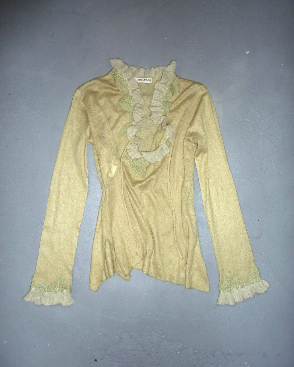 Ermanno Scervino cashmere + silk top