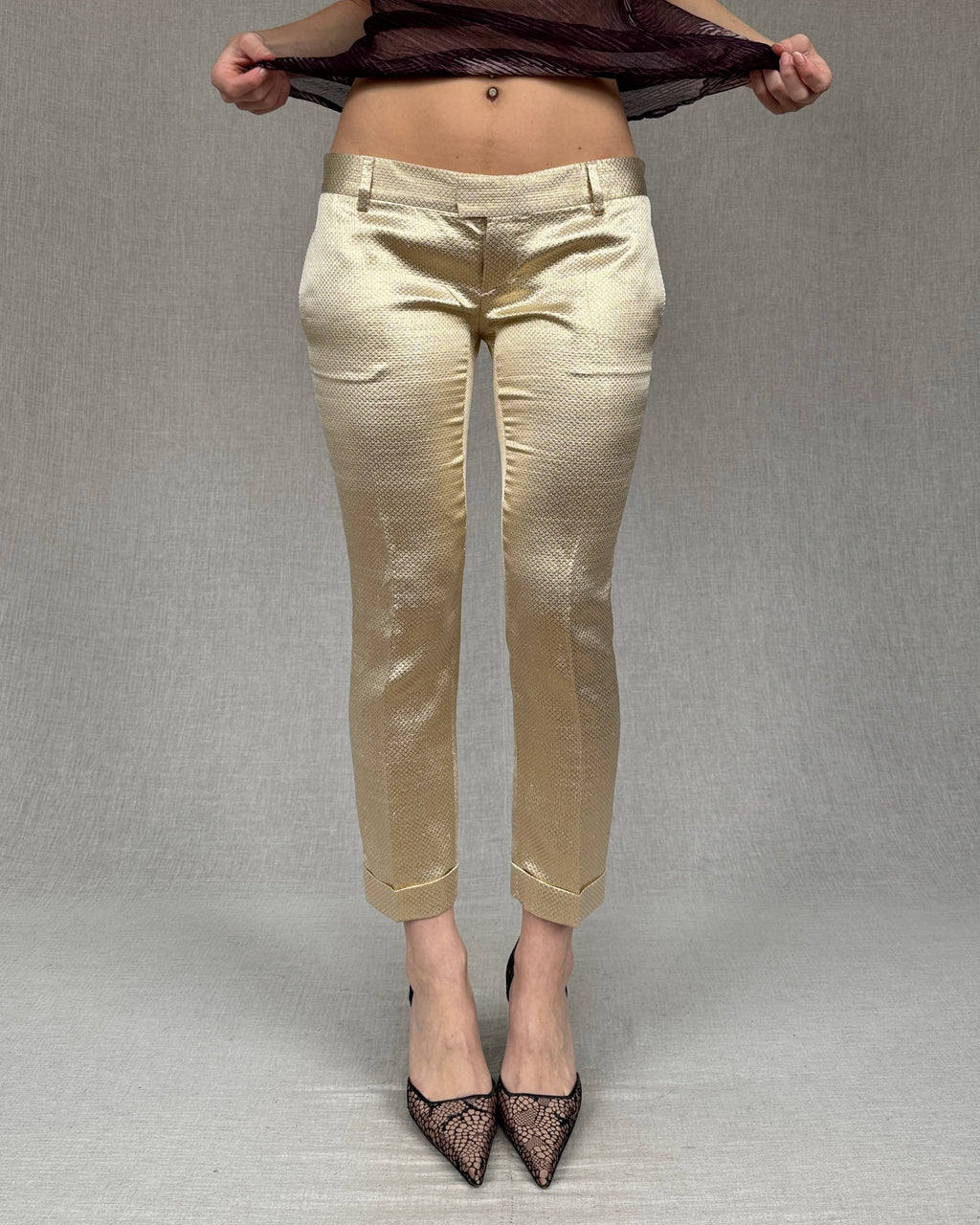 Dsquared2 champagne trousers