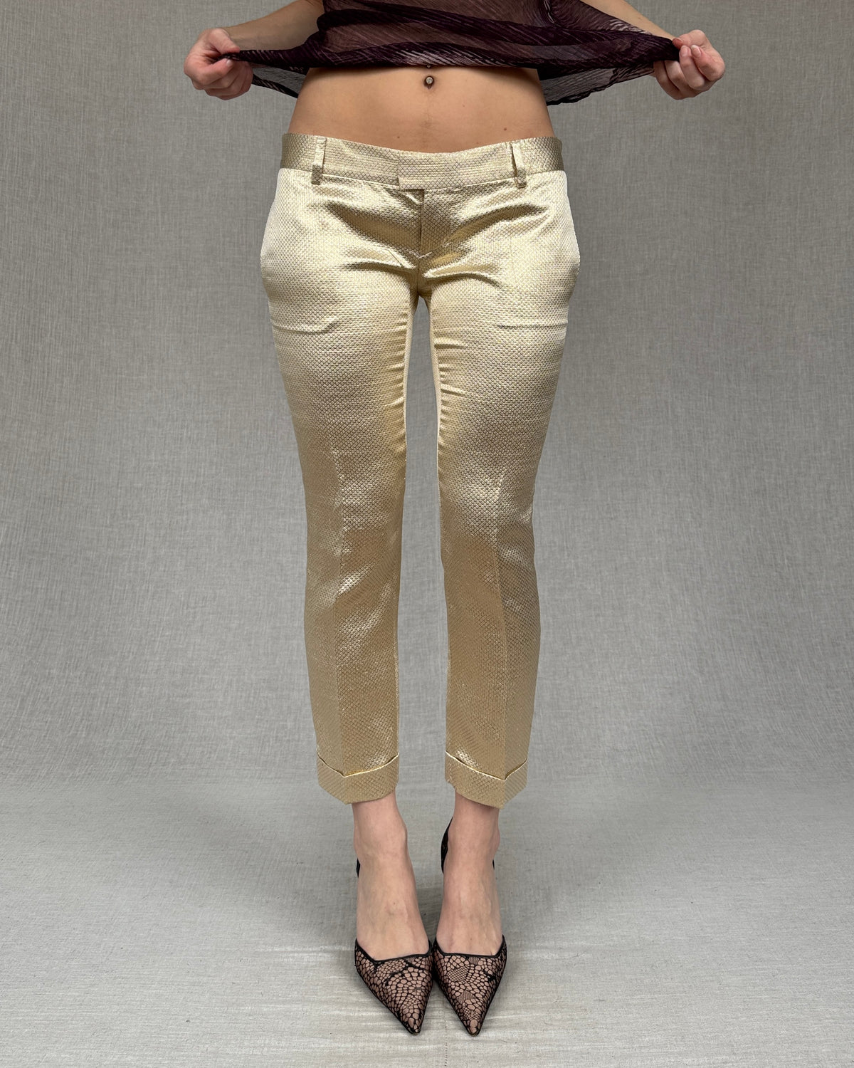 Dsquared2 champagne trousers