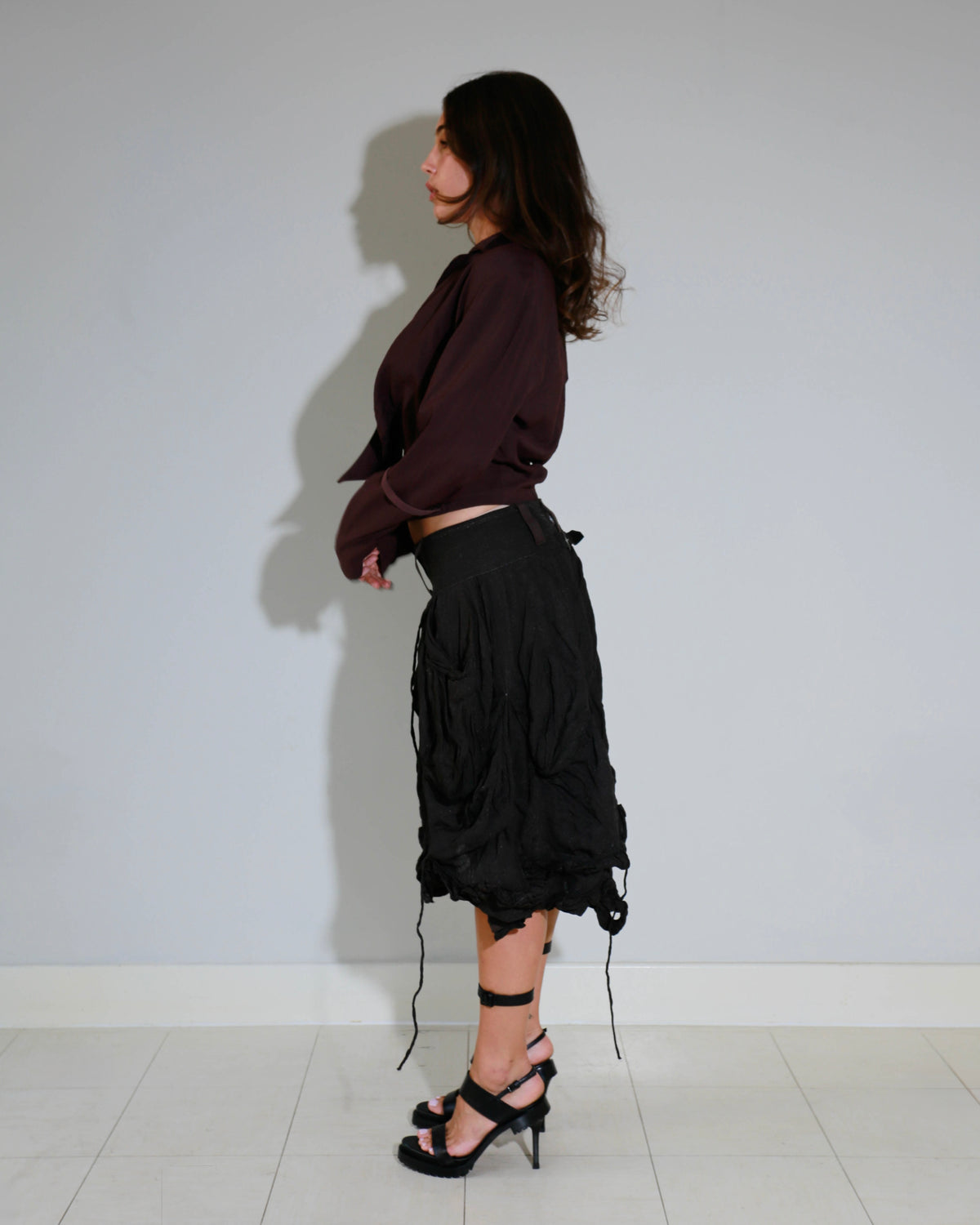 Marithé + François Girbaud parachute skirt