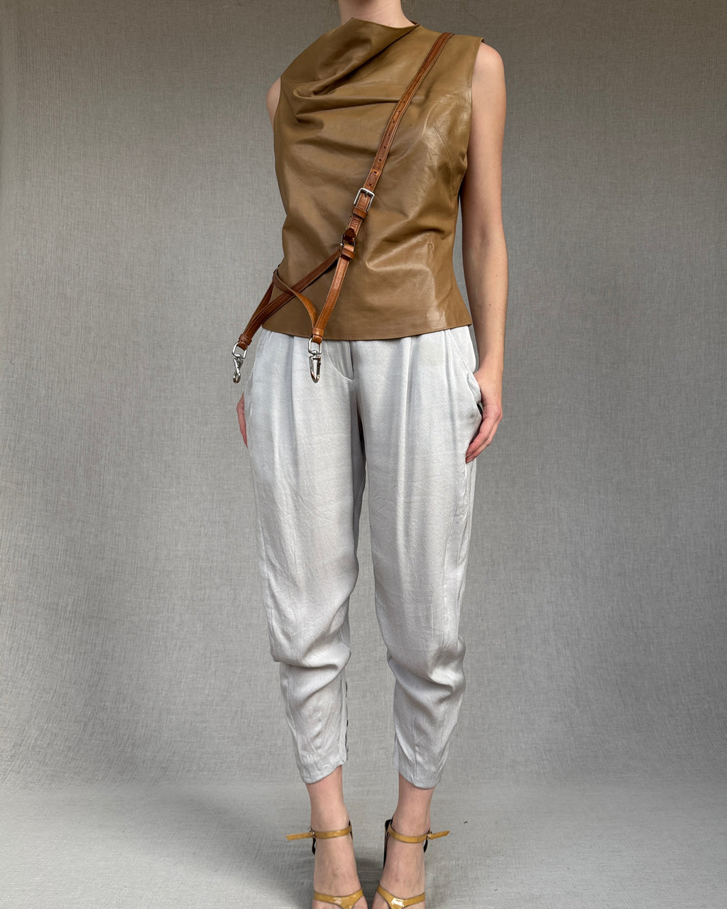 Plein Sud leather top