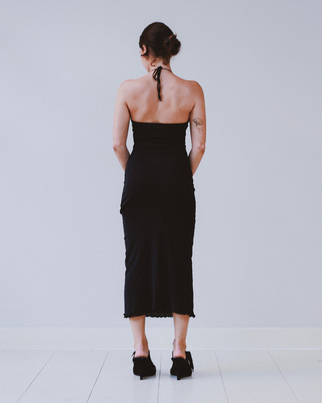 Plein Sud mesh halter dress