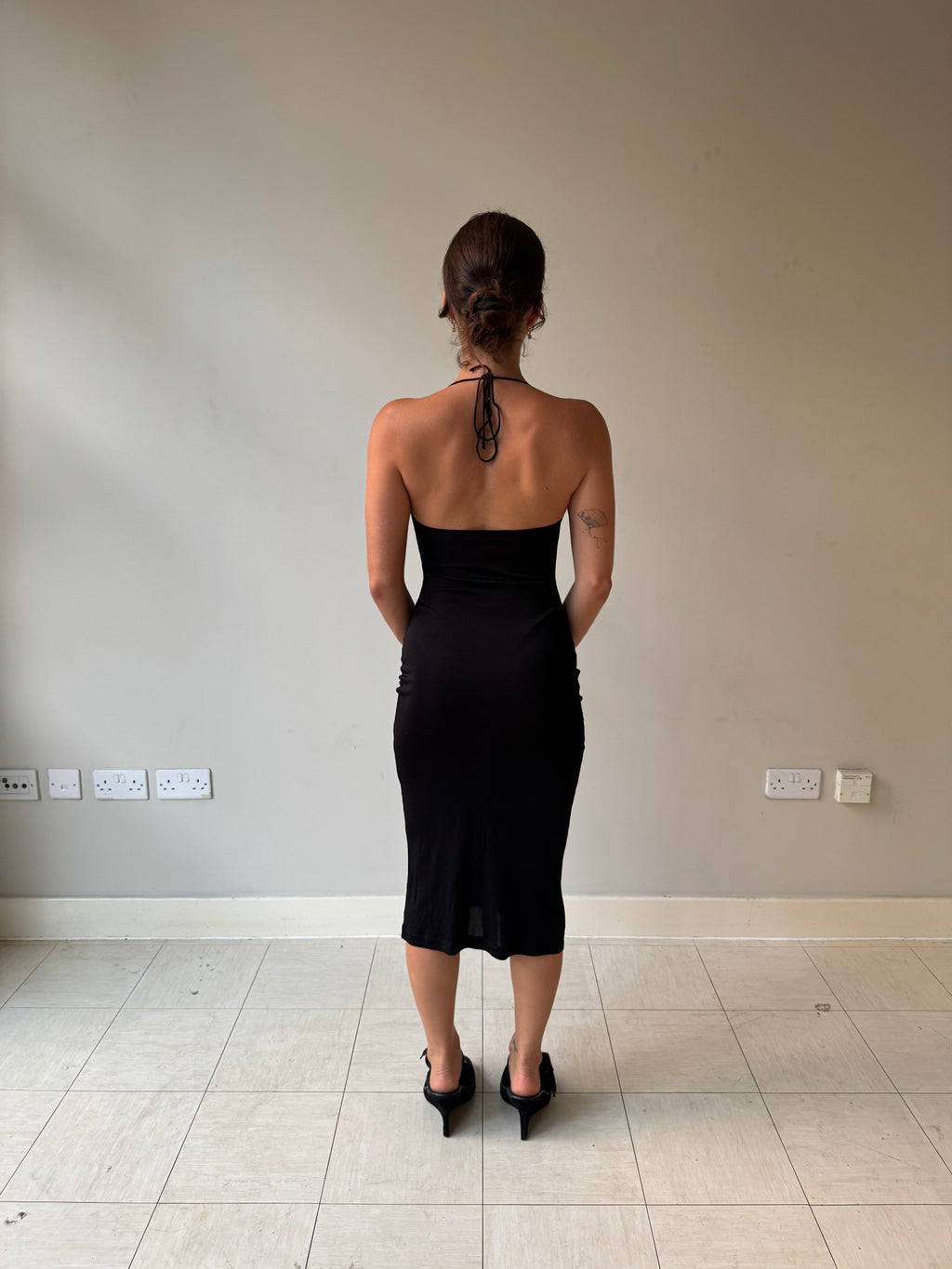 Plein Sud slinky halterneck dress