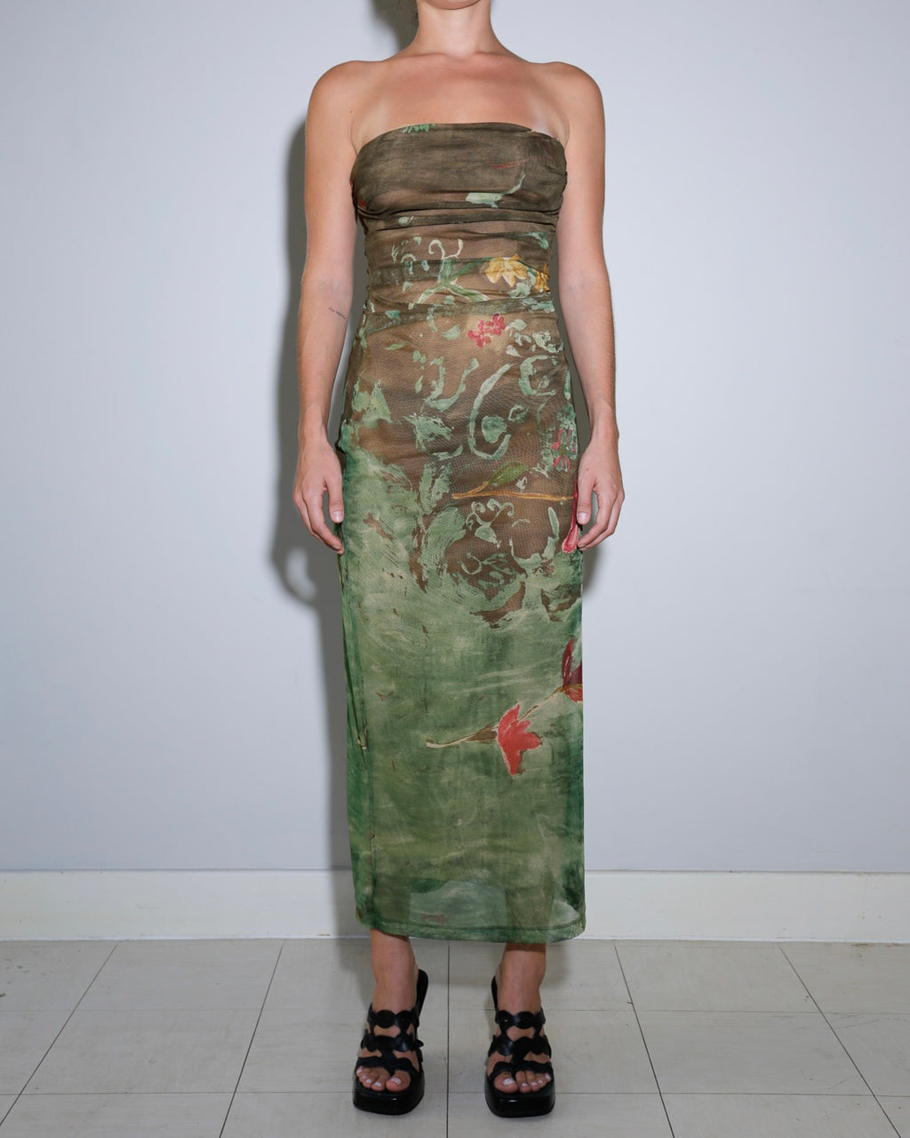 Plein Sud watercolour dress