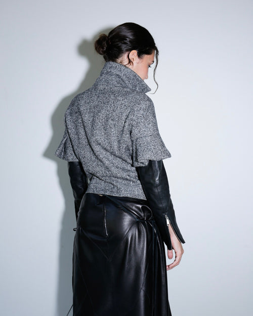 Dsquared2 bi-material jacket