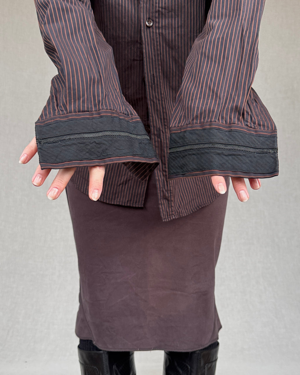 Cavalli pinstripe shirt