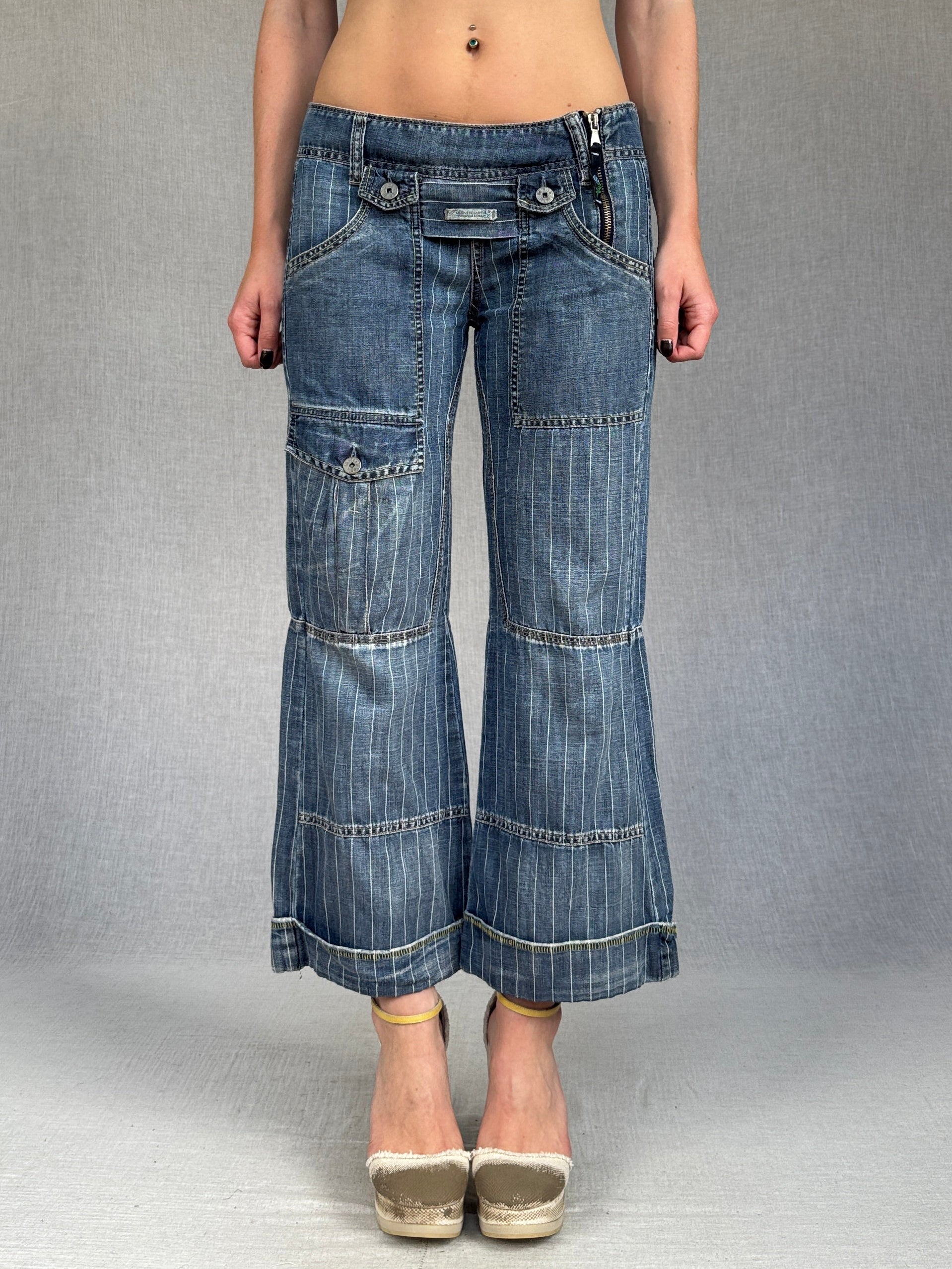 Marithé + François Girbaud cropped jeans
