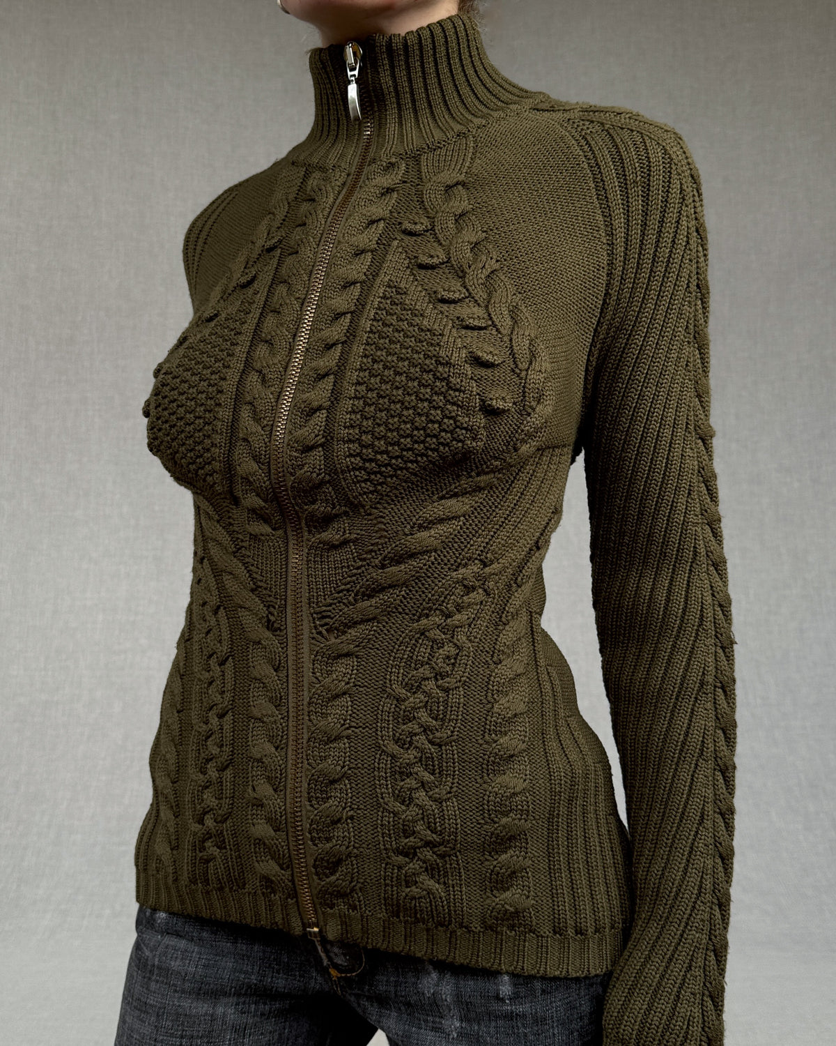 Gaetano Navarra A/W 2005 cable knit jumper