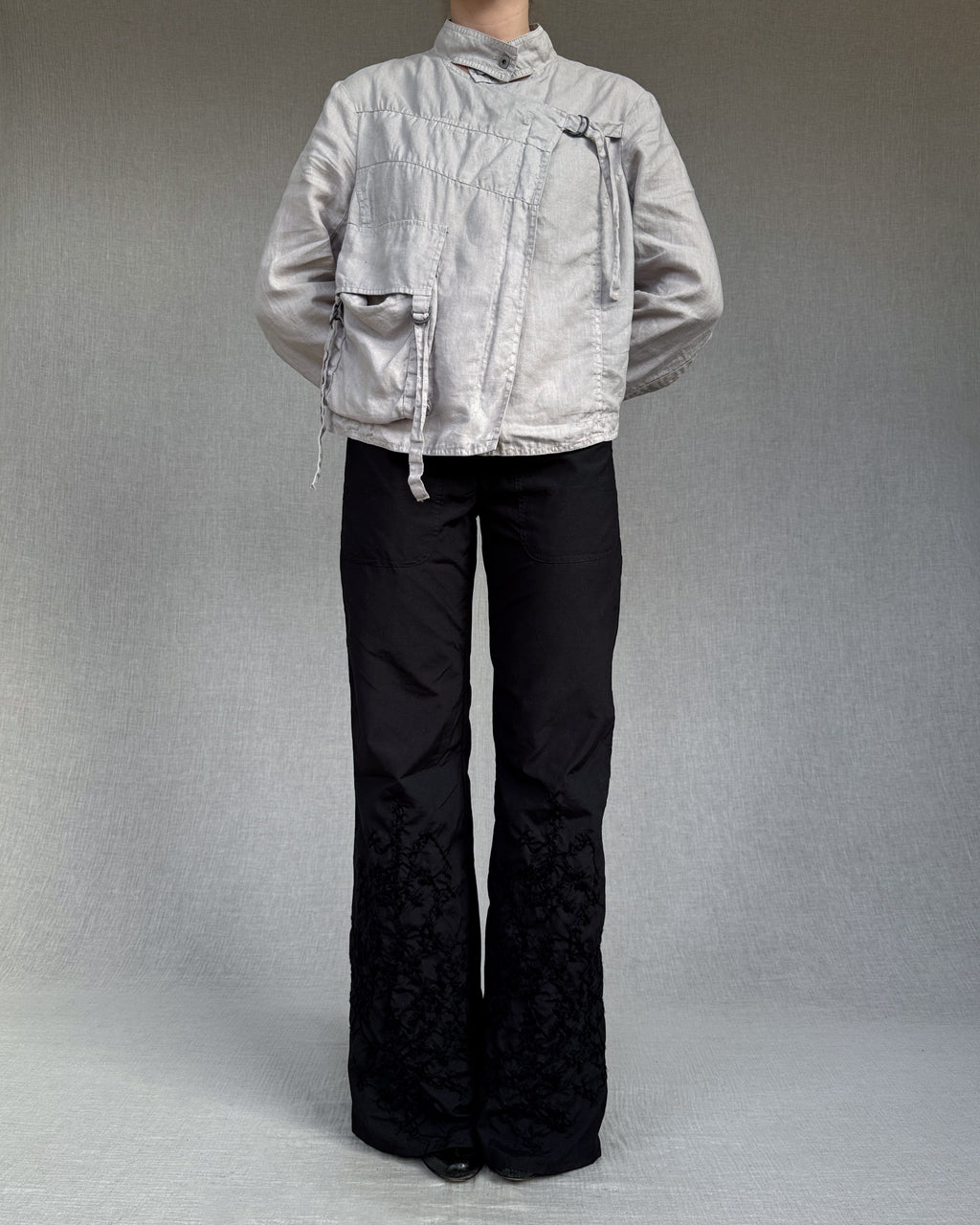 e-play embroidered trousers