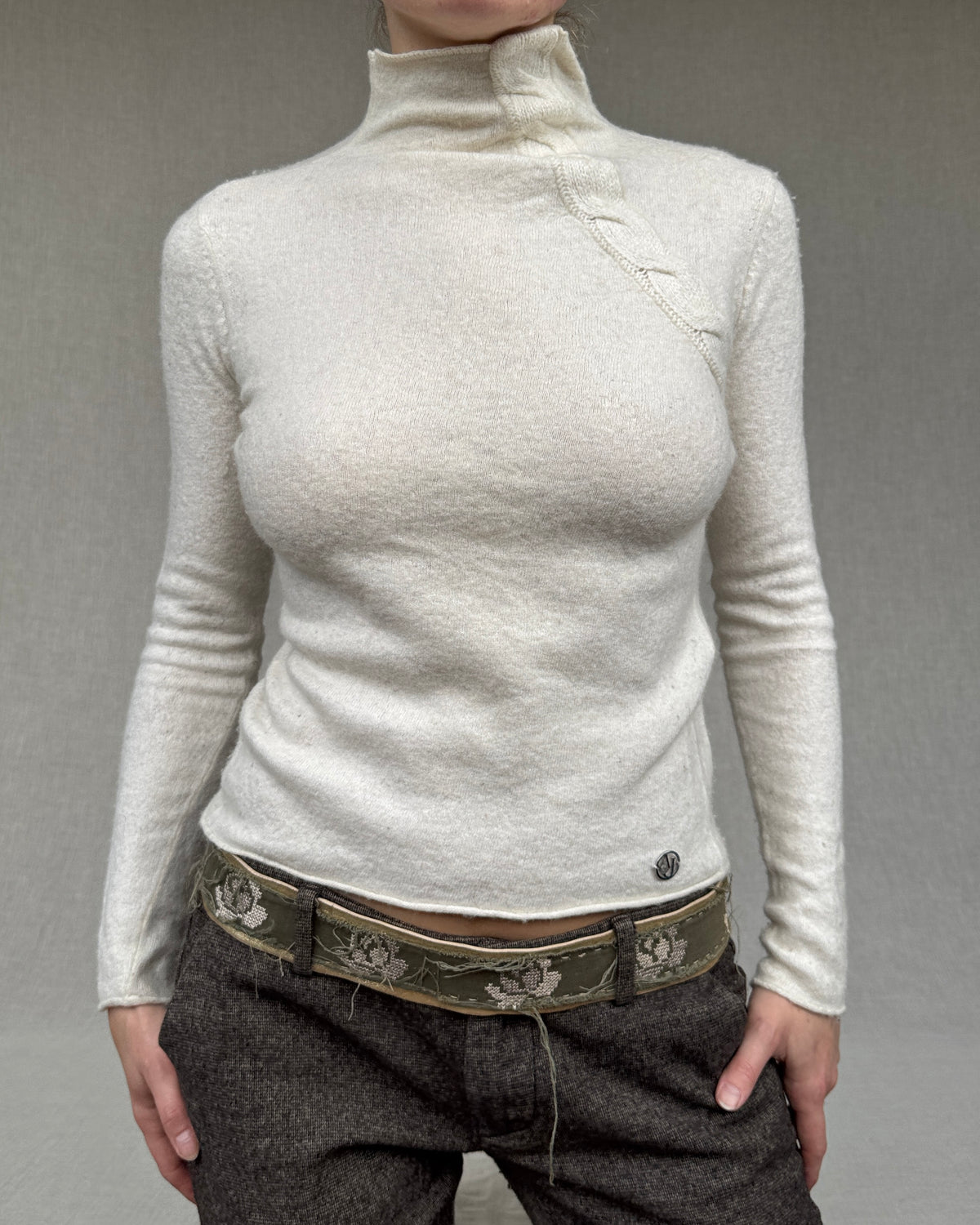 Armani Jeans cable knit jumper