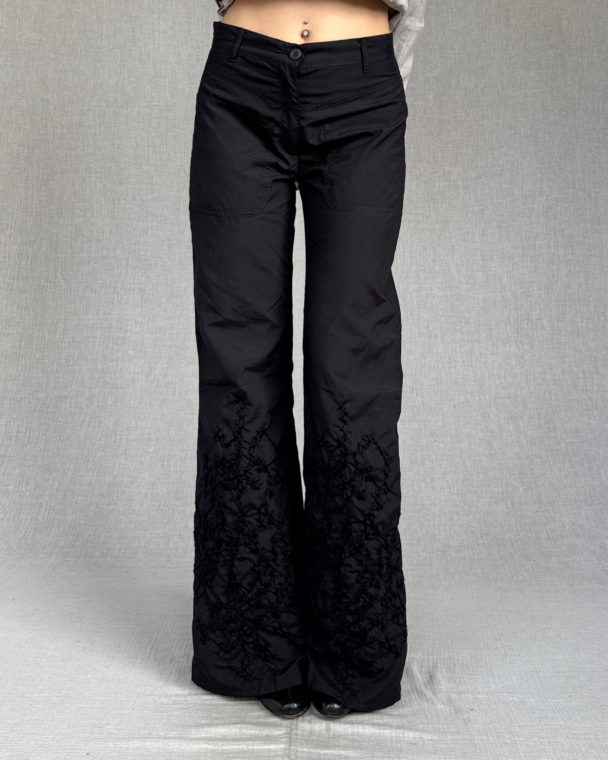 e-play embroidered trousers