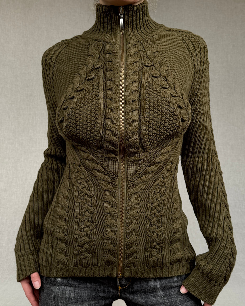 Gaetano Navarra A/W 2005 cable knit jumper