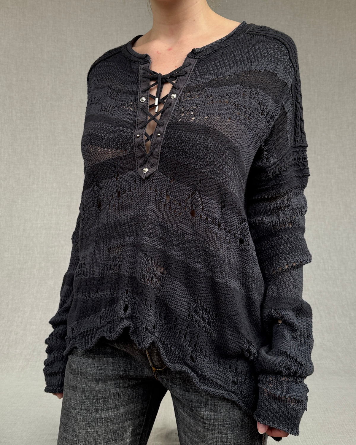 High by Claire Campbell striped jumper