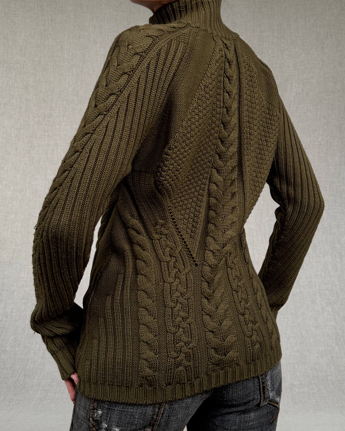 Gaetano Navarra A/W 2005 cable knit jumper