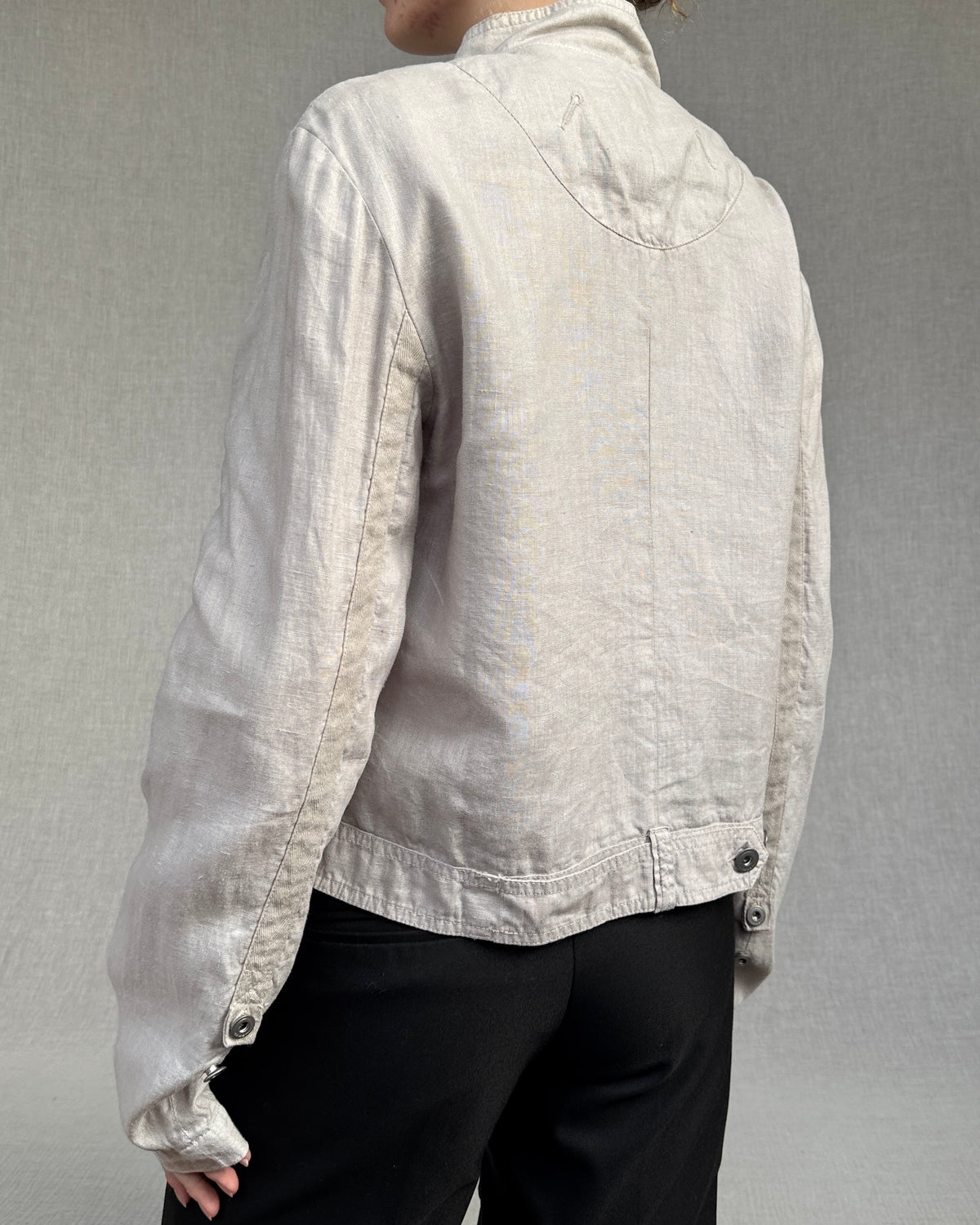 Ikks linen straight jacket