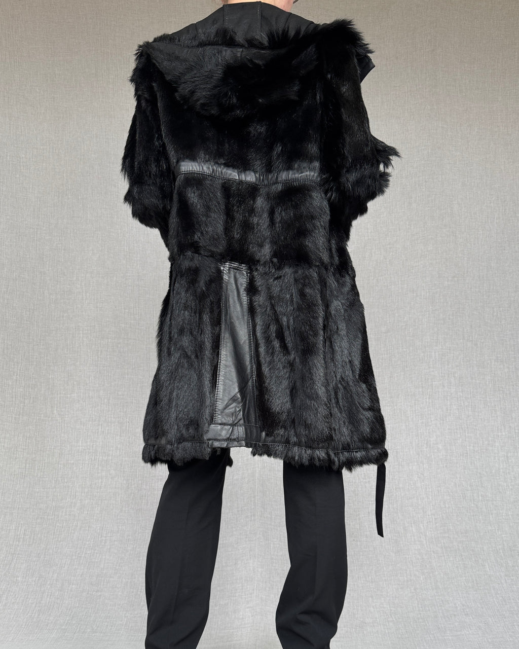 Marithé + François Girbaud A/W 2005 goatskin coat