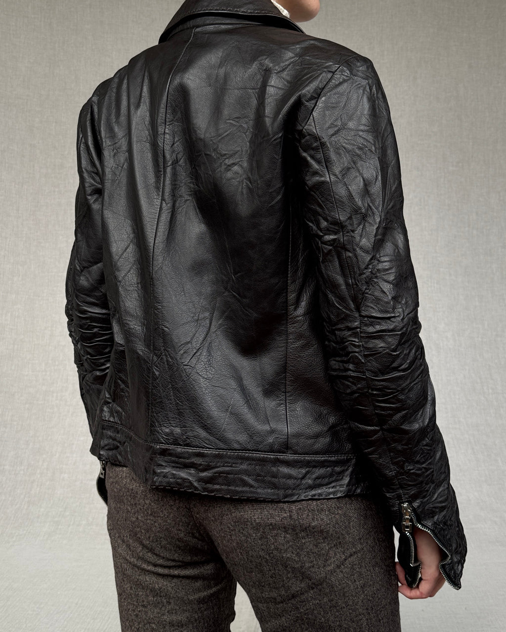 Marithé + François Girbaud leather jacket